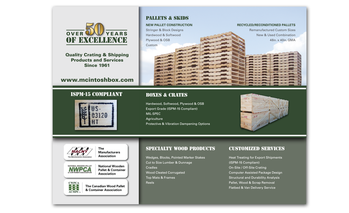 McIntosh Box & Pallet