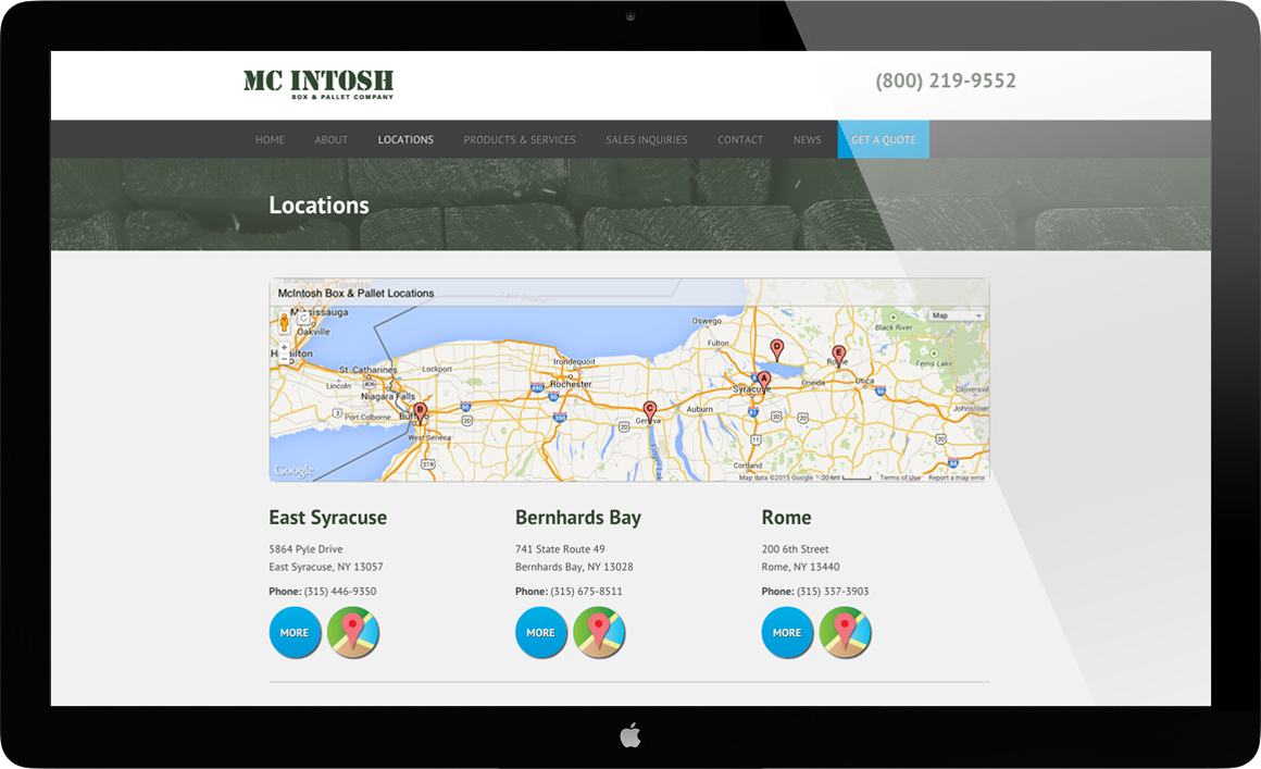 McIntosh Box & Pallet