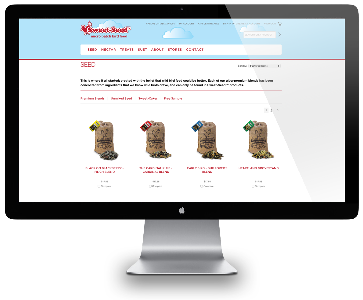 Sweet-Seed Bigcommerce Website