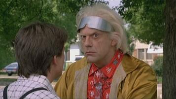 Marty McFly and Doc